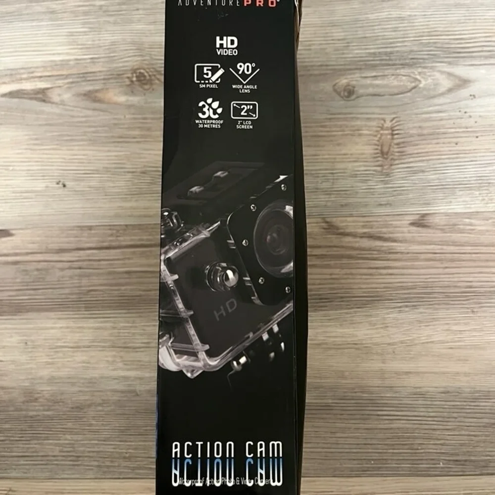 NWT Action Pro Cam / Video Wireless Black With Accessories